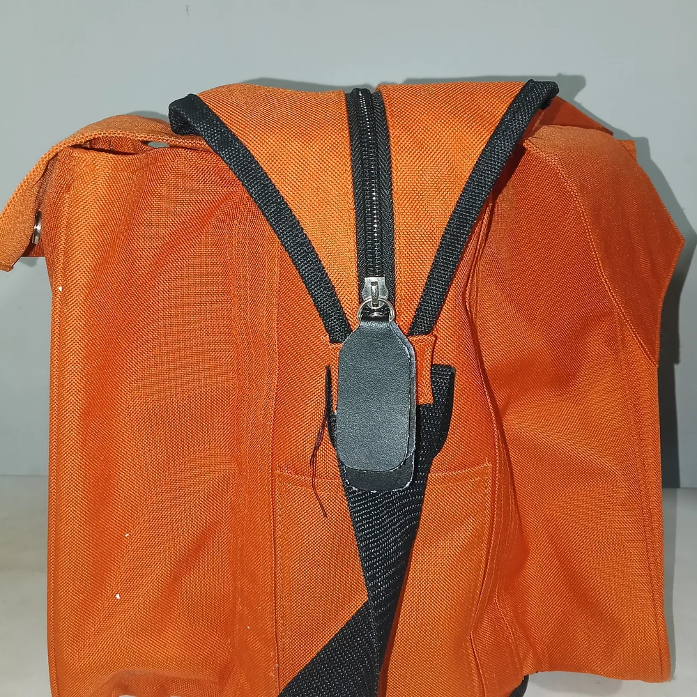 Eagle Good to Go Yarn & Craft Organizer Bag - Orange Canvas - Multi-Pocket.